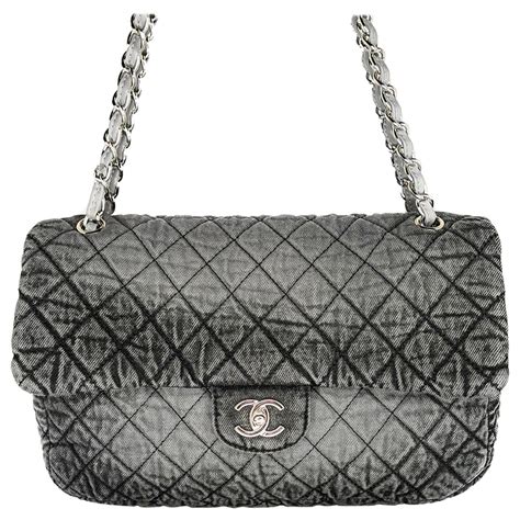 chanel denim medallion flap bag|Chanel quilted single flap bag.